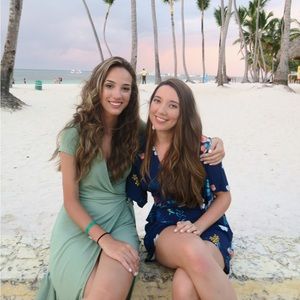 Express floral kimono romper, size XS